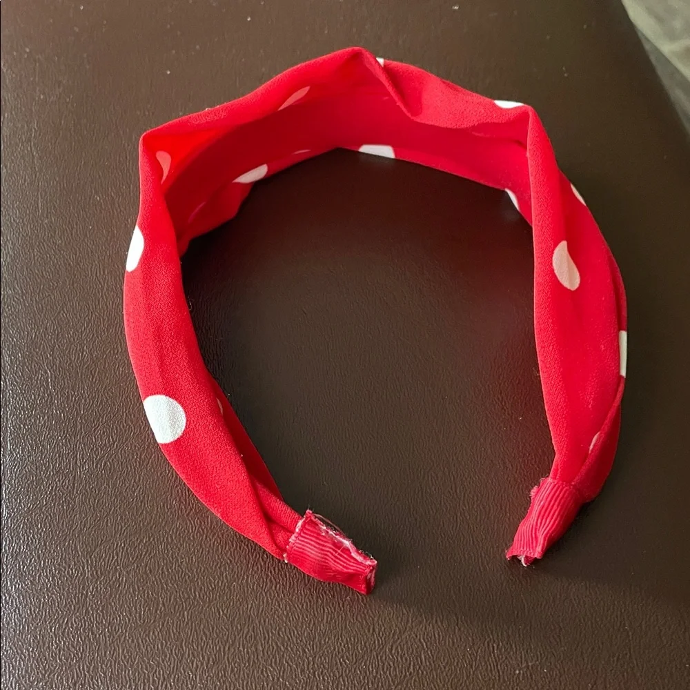 Red Polka Dot Headband